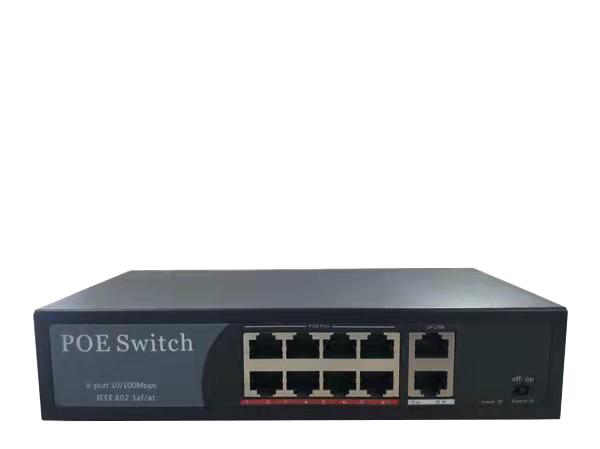 CW-PAG-R10-Switch mit 8+2 Gigabit-PoE-Ports